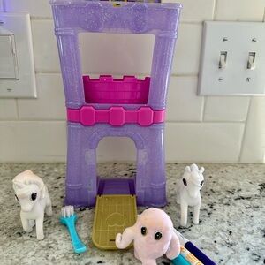 Crayola Scribble Scrubbies Castle Playset with Unicorns coloring set